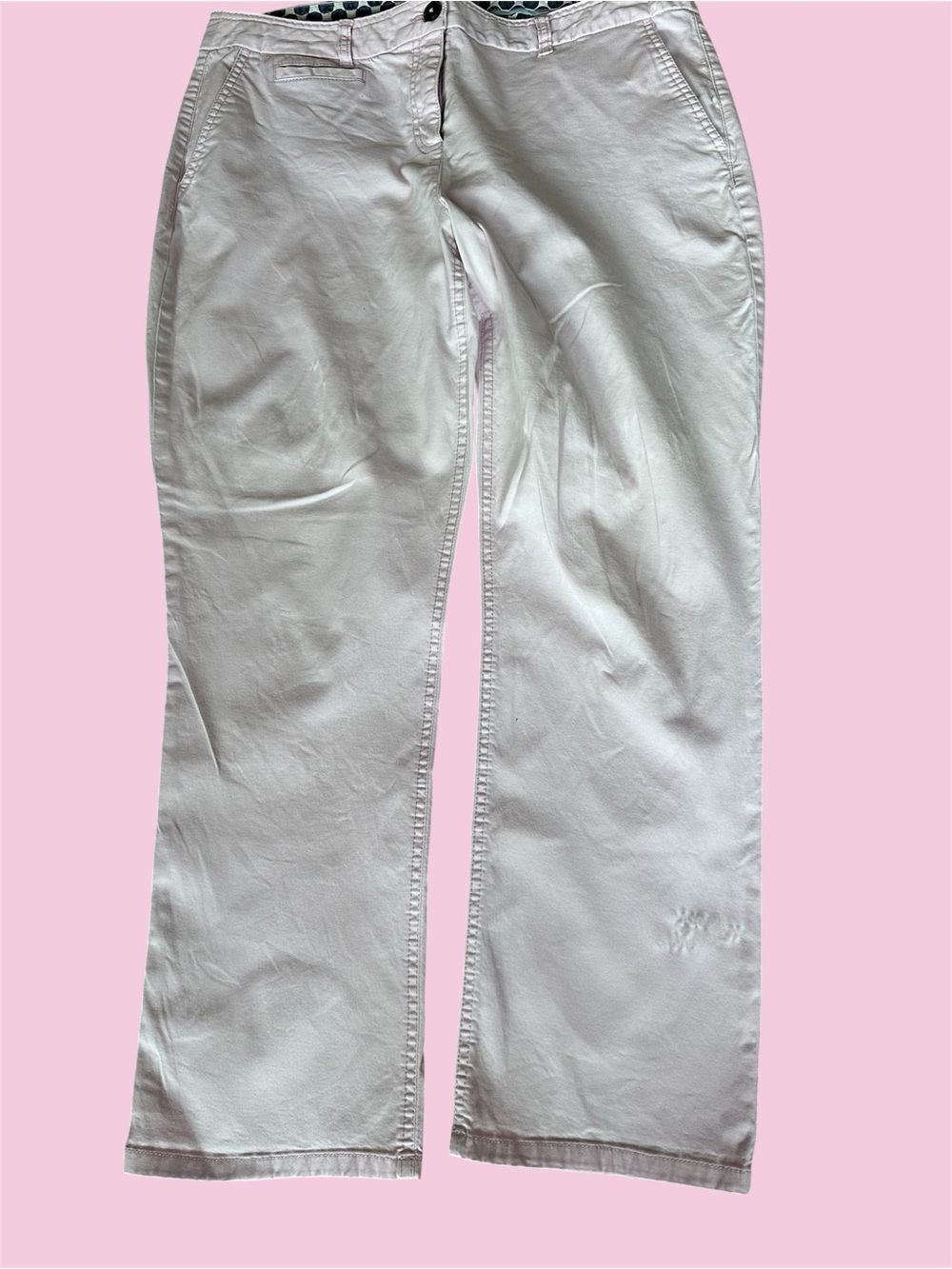 Boden Light Pink Wide-Leg Pants size 14R